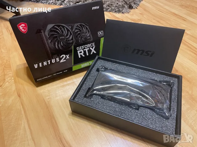 MSI GeForce RTX 3060 Ti 8GB GDDR6, снимка 1 - Видеокарти - 49043456