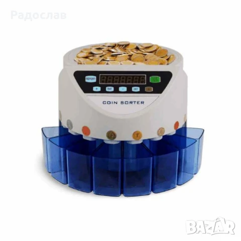 Електрическа броячна машина за монети и в евро – бързо и точно сортиране., снимка 4 - Друга електроника - 51356561