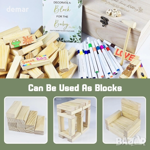 Комплект 101 забавни игри за бебешко парти с 2 начина за игра, снимка 5 - Други игри - 52720290