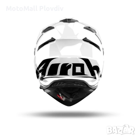 Airoh Каска Bandit Color White Gloss , снимка 3 - Аксесоари и консумативи - 51755182
