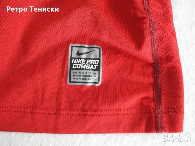 Тениска • тренировъчен модел • Nike • червено • размер S • Мъже, снимка 6 - Тениски - 56315011