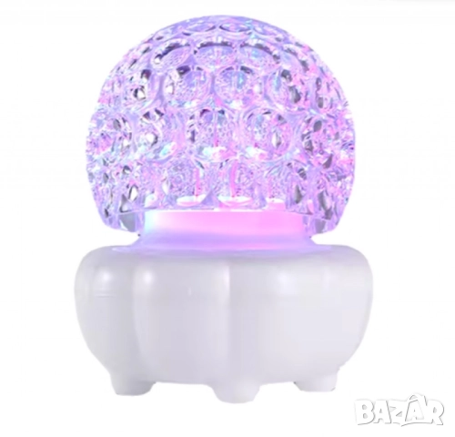 Коледна кристална въртяща се топка LED светлина, снимка 2 - Декорация за дома - 52567815