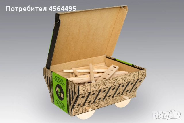 Продава детски дървен конструктор, снимка 2 - Конструктори - 52614512