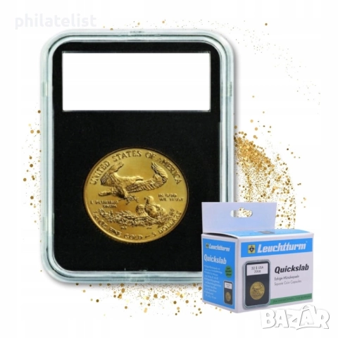 Leuchtturm – Quickslab капсули 5 броя в кутийка , снимка 2 - Нумизматика и бонистика - 52176047