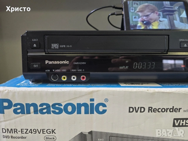 📼🎶 Panasonic Dmr-ez49v 🎶📼 hifi VHS dvd Recorder Hdmi, снимка 5 - Плейъри, домашно кино, прожектори - 54349179