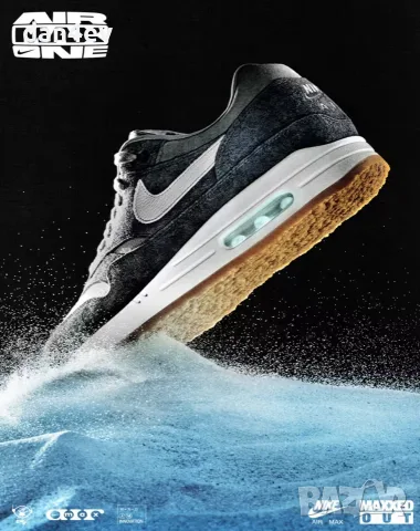 Nike Air Max 1 Premium Crepe "Soft Grey", снимка 2 - Маратонки - 56031494