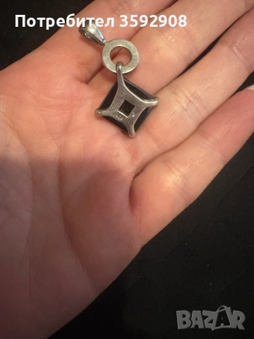 Сребърна висулка Bvlgari, снимка 3 - Колиета, медальони, синджири - 53052750