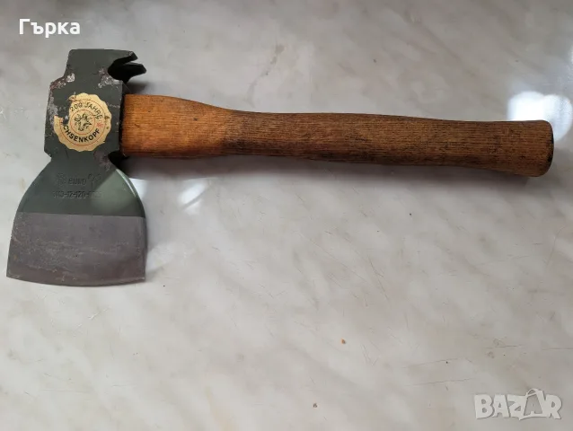 Стара военна Немска брадва Ocksenkopf 