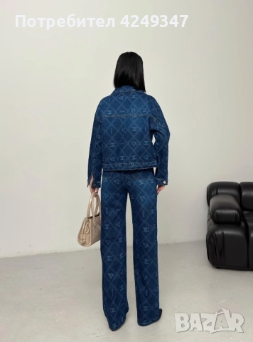 Дънков сет екип Chanel, снимка 2 - Спортни екипи - 52948363