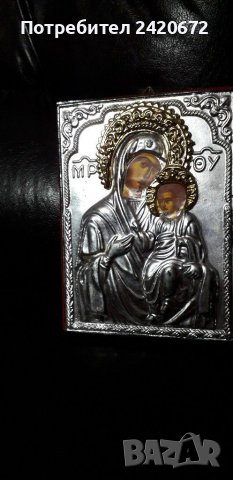 Икона Дева Мария, снимка 5 - Икони - 39249052
