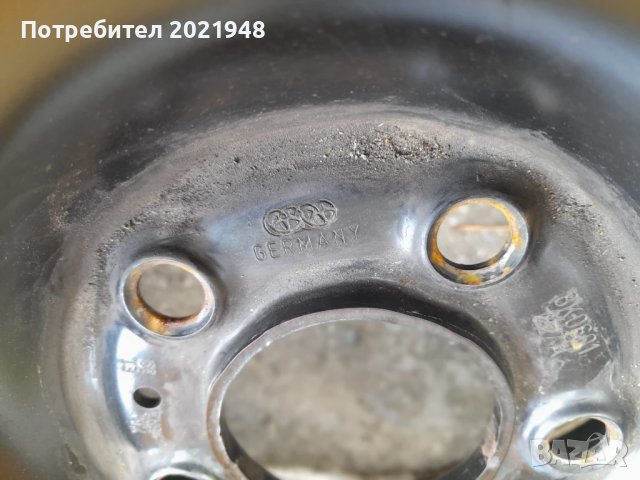 Продава две железни джанти,Ауди,централен отвор-66,5мм,16 цола, снимка 7 - Гуми и джанти - 51075171