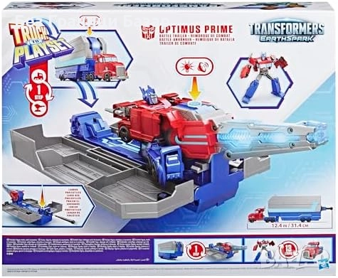 Нова играчка Игралeн комплект Transformers Optimus Prime трейлър и фигура, снимка 8 - Други - 51592774