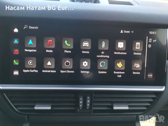 Carplay Android Auto Audi Volkswagen (VW) Mercedes Porsche Skoda Seat MIB2 MIB3 Waze YouTube TV , снимка 13 - Навигация за кола - 49352691
