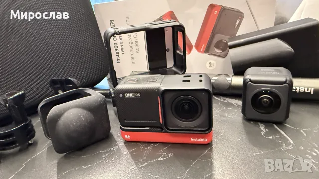 Insta360 RS + 4K mode lens, снимка 2 - Камери - 56107526