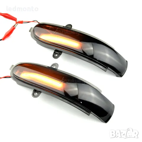 LED мигачи с динамичен ефект за огледала Mercedes W203, S203, CL203 (2001–2007), снимка 6 - Части - 50276356
