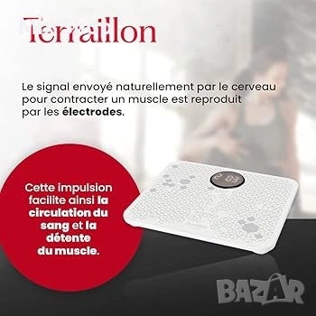 Нова Масажор Terraillon Power - 2 в 1, EMS масажор за крака и кантар, снимка 4 - Друга електроника - 54325908