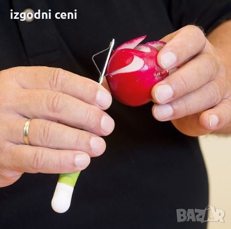 Комплект белачка за плодове и зеленчуци Triple Slicer , снимка 6 - Аксесоари за кухня - 31310415