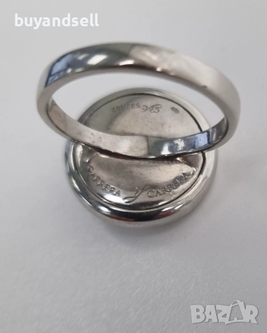 Пръстени с диаманти 18к бяло злато, снимка 12 - Пръстени - 54328191