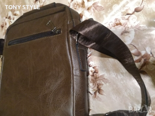 Classic Нова Мъжка Кожена Чанта , снимка 12 - Чанти - 51610560