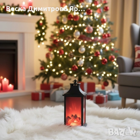 LED декоративен фенер с ефект на жив пламък, снимка 5 - Декорация за дома - 52587195