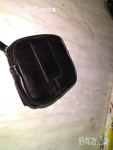 Чанта колан малка естествена кожа 100х90х25мм, снимка 6 - Чанти - 44719837