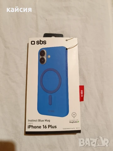 Оригинален калъф за iPhone 16 plus,SBS-blue 