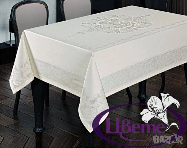 ‼️-10% за 2 броя ✨️БЕЗ петна Покривка за маса с тефлоново покритие , снимка 5 - Покривки за маси - 51650350