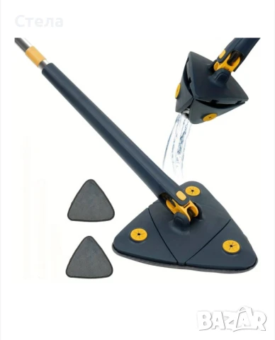 Триъгълен моп за почистване, снимка 3 - Мопове, кофи, четки и метли - 50919122