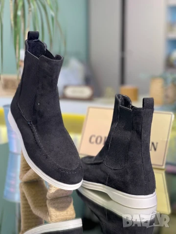 дамски велурени боти , снимка 2 - Дамски боти - 51427728