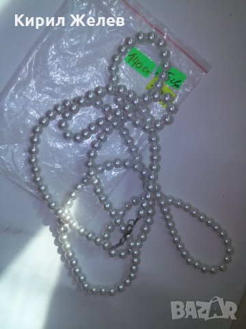 ВИНТИДЖ ПЕРЛЕНО КОЛИЕ ГЕРДАН ОГЪРЛИЦА 5284, снимка 8 - Колиета, медальони, синджири - 29765078