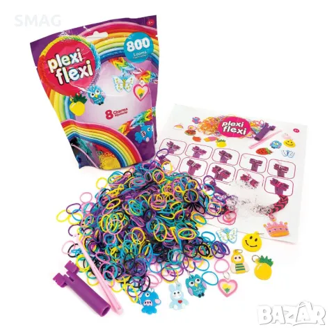 Комплект с 800 гумени ленти (ластици) и 8 аксесоара S_1246668