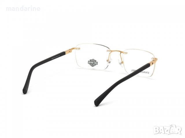 HARLEY DAVIDSON 🍊 Мъжки рамки за очила / Без Рамка "GOLD & BLACK" нови с кутия, снимка 7 - Слънчеви и диоптрични очила - 40015687