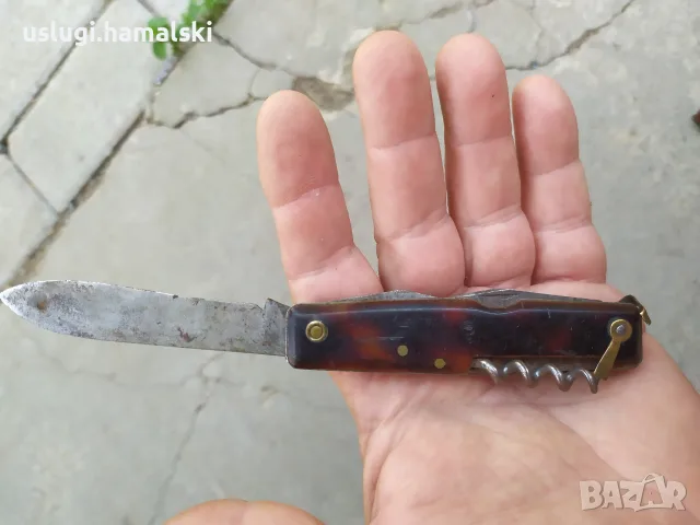 Pradel стар джобен нож, снимка 5 - Антикварни и старинни предмети - 55778023
