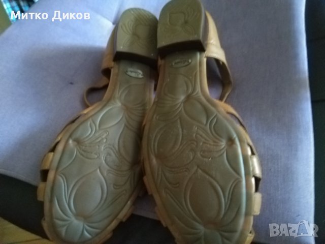 Clarks artisan маркови женски сандали естествена кожа  отлични №41 стелка 255мм, снимка 9 - Сандали - 37546137