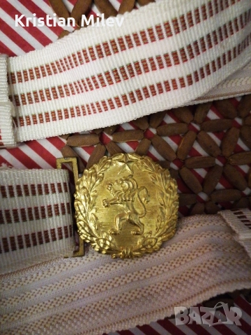 Соц. параден офицерски колан, снимка 3 - Антикварни и старинни предмети - 52385810