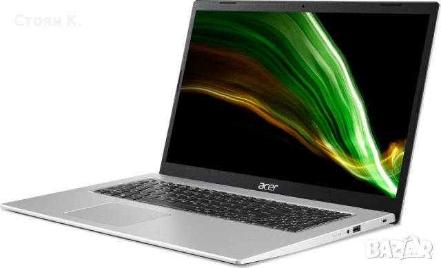 Лаптоп Acer Aspire A317-33-P2Q5 17.3, снимка 3 - Лаптопи за дома - 53334891