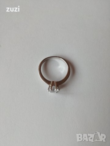 Сребърен пръстен с цирконий - 925 сребро, снимка 3 - Пръстени - 30705101