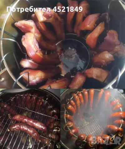 Многофункционална пушилня/грил на въглища, снимка 4 - Други стоки за дома - 51175255