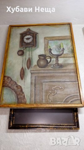 Картина натюрморт и интериор, снимка 1 - Антикварни и старинни предмети - 31595541