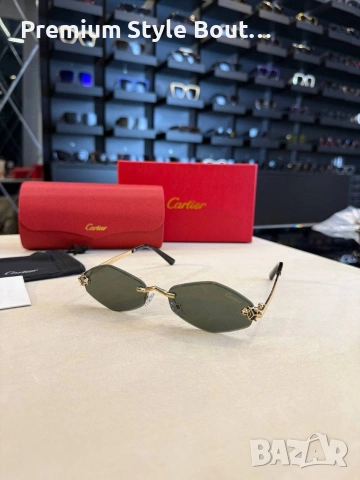 Очила висок клас с калъф на марката , кутия , сертификат, кърпичка cartier, снимка 2 - Слънчеви и диоптрични очила - 54062246