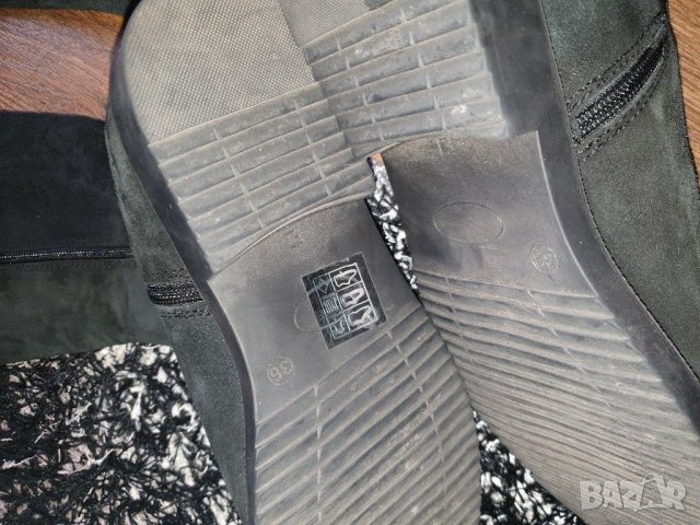 Ботуши ест.кожа/велур, снимка 6 - Дамски ботуши - 30537687