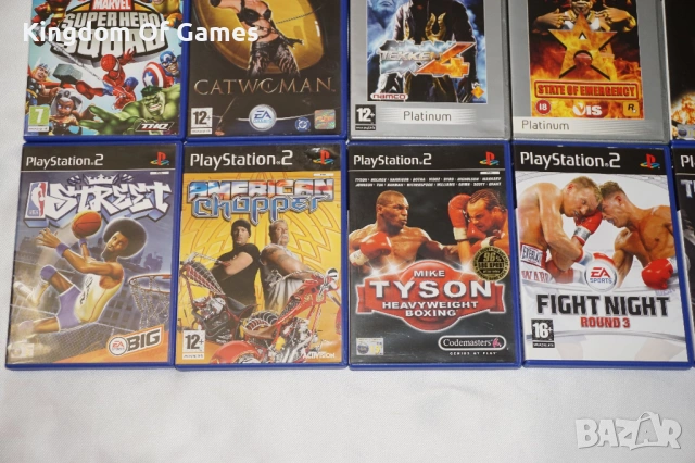 Игри за PS2 The Simpsons/Gladiator/Legion/Kessen/Catwoman/Marvel/Tekken 4/Godfather/Rayman/MikeTyson, снимка 4 - Игри за PlayStation - 53935685