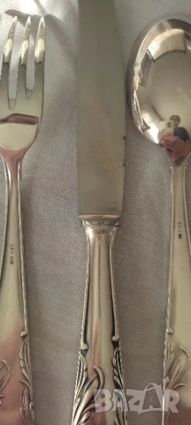 Комплект 18 броя посребрени прибори за хранене* SOLINGEN 100*, снимка 2 - Прибори за хранене, готвене и сервиране - 51058642