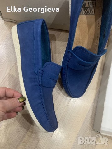 Оригинални мъжки мокасини нови, снимка 6 - Мокасини - 40550615