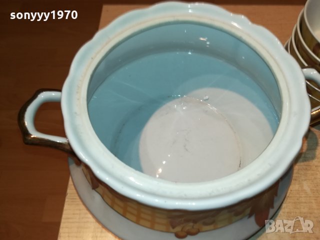 ПОРЦЕЛАН ЗА СУПА ВНОС ГЕРМАНИЯ 2309211320, снимка 13 - Антикварни и старинни предмети - 34228142