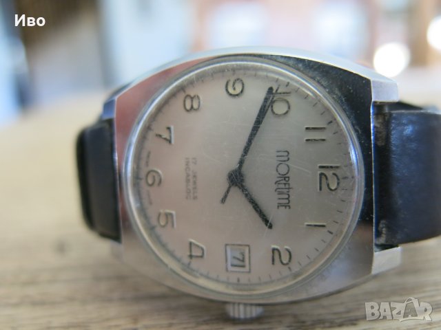 Античен MORETIME 17 JEWELS Механичен SWISS часовник, снимка 3 - Мъжки - 42765047