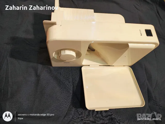 Електрическа машина за рязане на колбаси и хляб. KRUPS нож SOLINGEN, снимка 4 - Други - 49614831