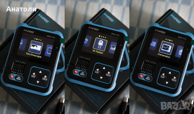 Осцилоскоп тестер FNIRSI DSO-TC3, снимка 2 - Друга електроника - 50795835