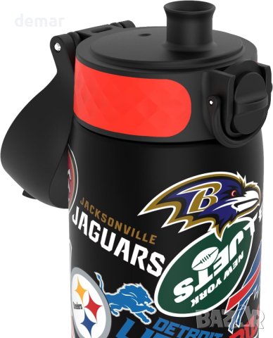 Тънка бутилка за вода, устойчива на течове Ion8, 500 ml