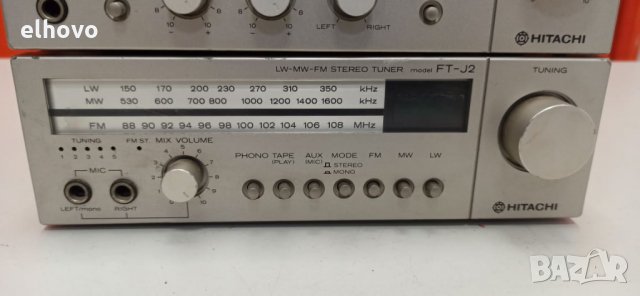 Стерео усилвател, тунер, Hitachi HA-J2, FT-J2, снимка 8 - Ресийвъри, усилватели, смесителни пултове - 31872237